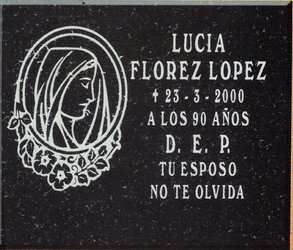Virgen Aro de flores