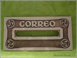 correo en crema marfil acabado cuero