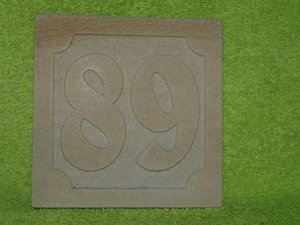 numeros para fachadas en arenisca