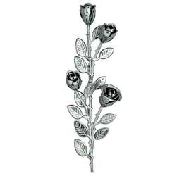 ramo de rosas en acero inox